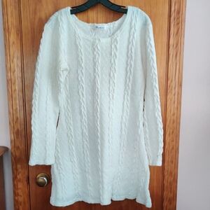 Cable Knit Sweater Dress